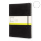 Notepad Moleskine Classic large unlined black (QP092)