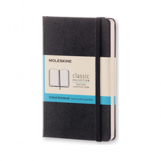 Блокнот Moleskine Classic середній крапка чорний (QP066)