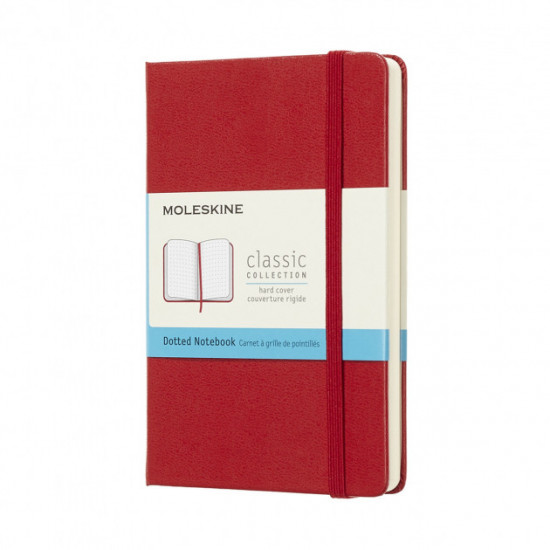 Блокнот Moleskine Classic середній крапка червоний (QP066F2)