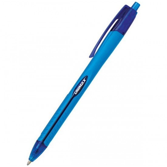 Automatic ballpoint pen Unimax Aerogrip UX-136-02 blue (39310)