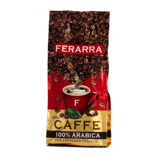 Кава Ferarra 100% Arabica у зернах 200 г