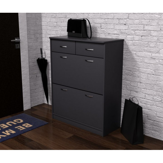 Shoe cabinet No. 2 Continent 800/350/1010 Anthracite