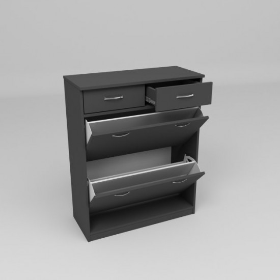 Shoe cabinet No. 2 Continent 800/350/1010 Anthracite