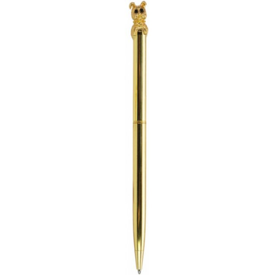 Ballpoint pen Maxi metal with a figure 