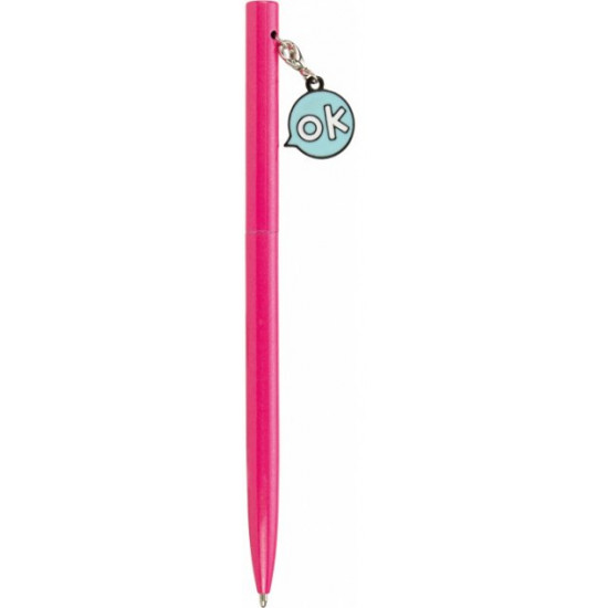 Ballpoint pen Maxi metal with keychain 