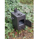 Potbelly stove heating and cooking 3 mm up to 30 sq m