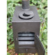 Potbelly stove heating and cooking 3 mm up to 30 sq m