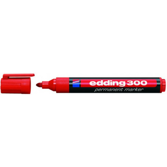 Permanent marker Edding Permanent 1.5-3 mm Red (e-300/02)