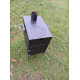 Stove-stove 3mm, heating and cooking, up to 50 sq.m, capacity 30 kg