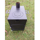 Stove-stove 3mm, heating and cooking, up to 50 sq.m, capacity 30 kg