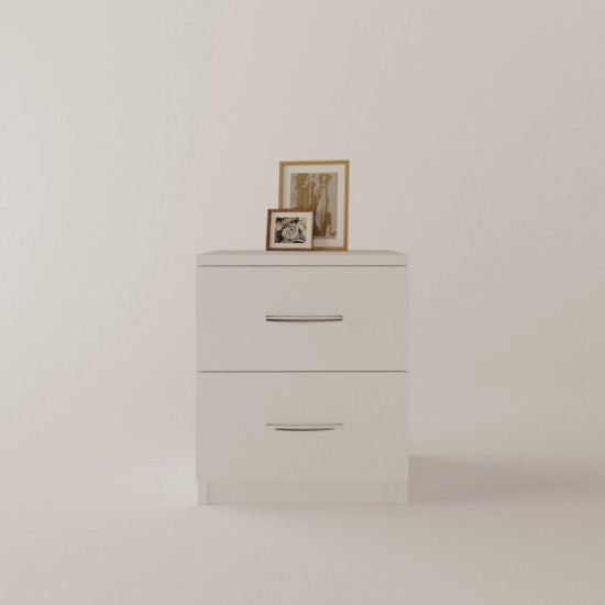 Bedside table TU-7 Chipboard White 40x35x47.5 cm