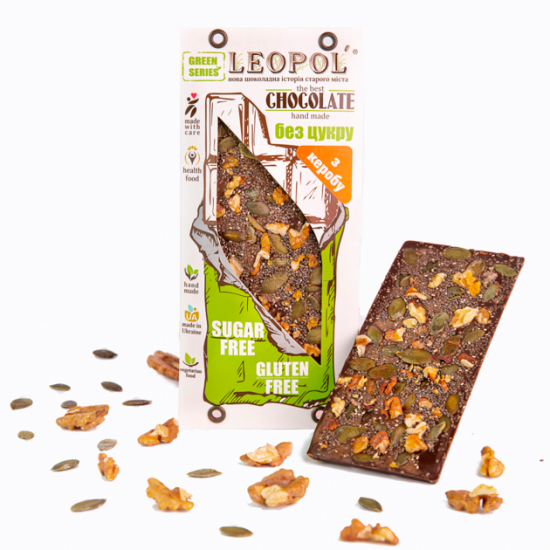 Chocolate WITHOUT ZUKRU black LEOPOL' 