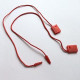 Microseal, seal, tag holder, label holder red 1000pcs