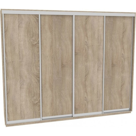 Sliding wardrobe HOUSE N3326 Sonoma Oak chipboard 320x60x240