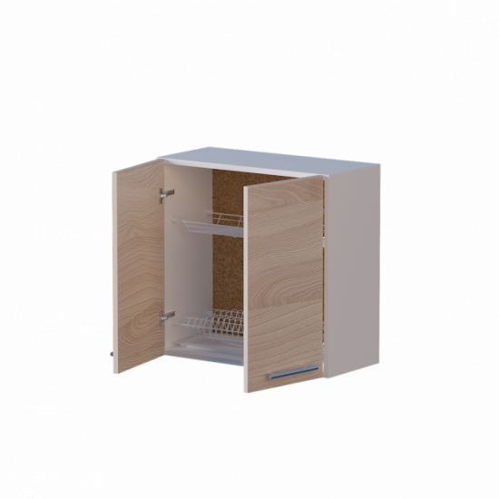 Kitchen module Eco Top Dryer 600 Ash Shimo Light 60x30x58 cm