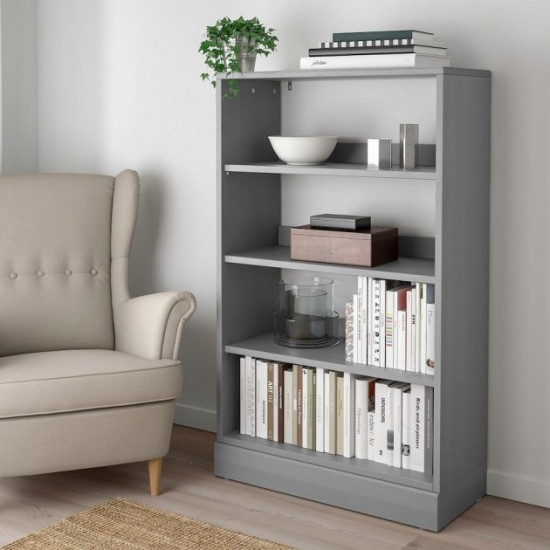 Книжковий шафа IKEA HAVSTA 81x37x134 см сіра (492.750.88)