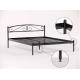 Double metal bed Metakam VERONA-1 200X160 black matte