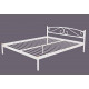 Double metal bed Metakam VERONA-1 200X160 white