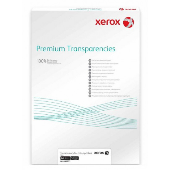 Transparent film Xerox A4 100 l. without backing