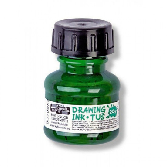 Green drawing ink 20 ml, Koh-i-noor, 141726