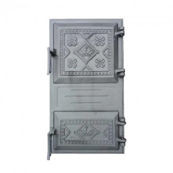 Stove door (stove casting) Impex-group twin Vyshyvanka 265x480 BT