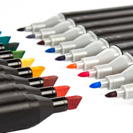 Set of double-sided sketch markers Touch 7752, 80 pcs.