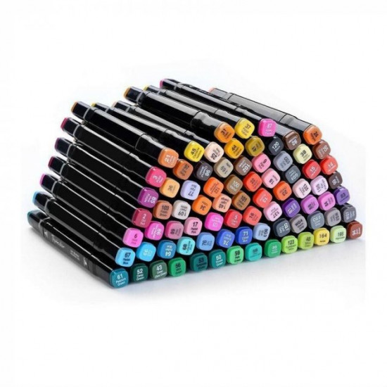 Set of double-sided sketch markers Touch 7752, 80 pcs.