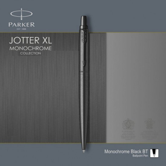 Ручка кулькова Parker JOTTER XL Monochrome Black BT BP 12432