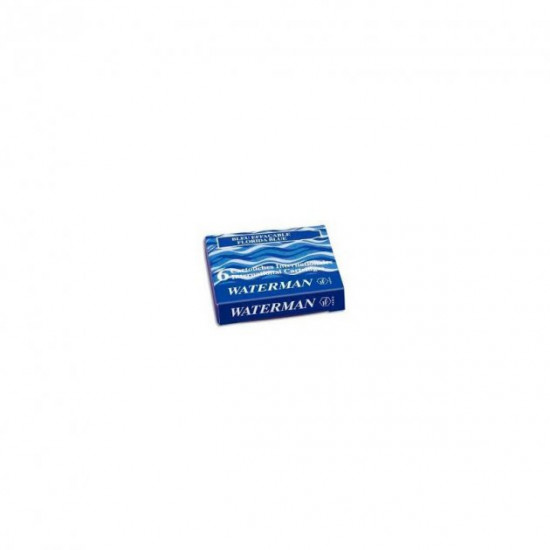 Waterman Lady cartridges blue 6pcs 52 012