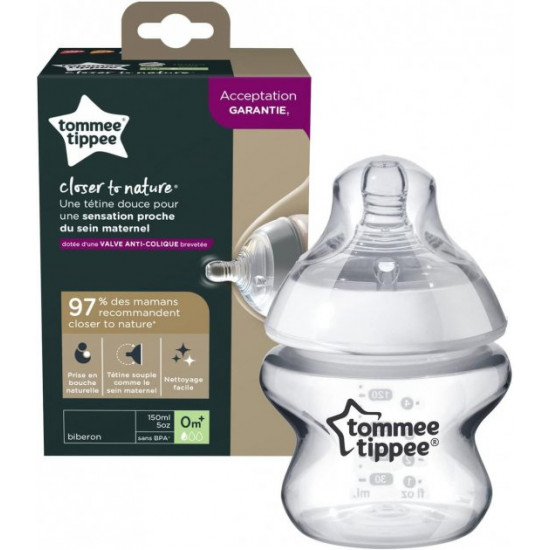  Бутылочка для кормления Closer to Nature 150 мл Tommee Tippee (5010415224002)