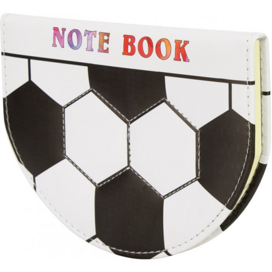 Notebook Maxi PU figured B6 80 sheets line soccer ball (MX26264)