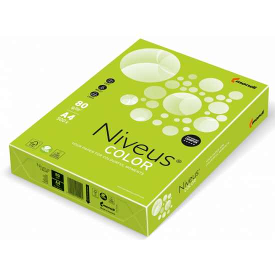 Colored paper Niveus intensive A4/80 500l LG46 lime (A4.80.NVI.LG46.500)