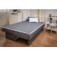 Mattress topper “Shine” Gray-White collection 90x200