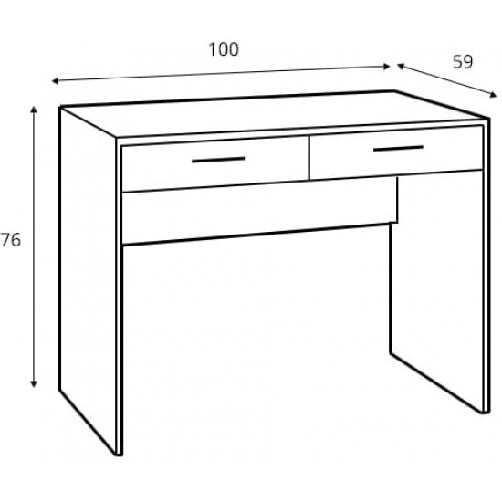 Computer desk Gerbor Nepo BIU2S