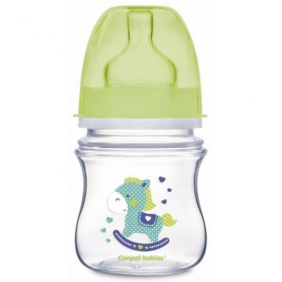  Бутылка с широким отверстием EasyStart Canpol babies антиколиковая, 120 мл