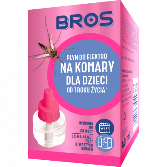 Рідина для електрофумігатора від комарів для дітей Bros, 40 мл