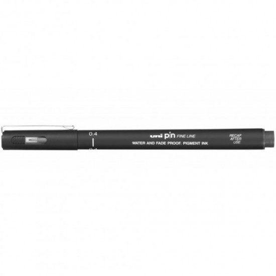 Handle liner Uni Pin Fine Line black 0.4 mm (PIN04-200.Black)