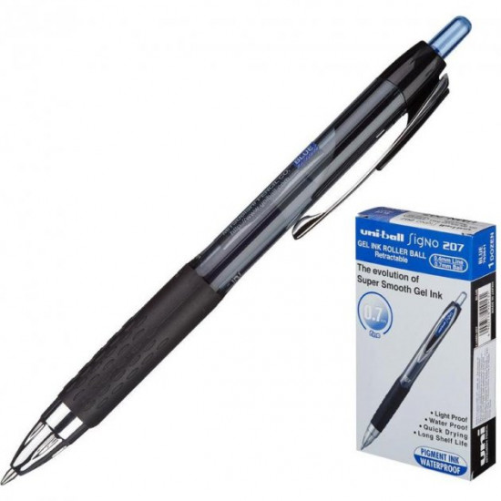 Automatic gel pen Uni (UMN-207.Blue)