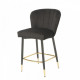 Bar stool B-126/440*430*910 corduroy color Black/painted metal Wind Furniture