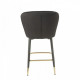 Bar stool B-126/440*430*910 corduroy color Black/painted metal Wind Furniture