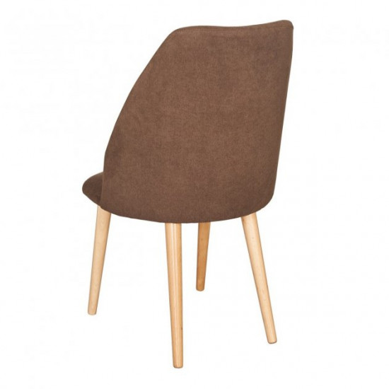 Allegro chair 930*530*550 Beech wood/Fuji fabric color Brown Furniture Service