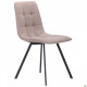 Dining chair Harlem 850*460*560 Steel/Textile, black/melange latte AMF