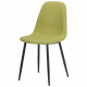 Kitchen chair Lucia 870*440*520 Steel/Textile, black/olive AMF