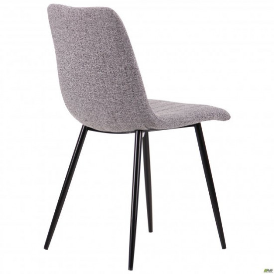 Dining chair Indiana 860*460*550 Steel/Textile, color black/melange gray AMF