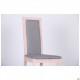 Dining chair Burton 1000*450*540 Wood Beech/Textiles, color bleached beech/cappuccino AMF