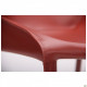 Chair Tuscan red beans leather 830*510*620 Steel/Leather, red AMF