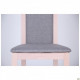 Dining chair Burton 1000*450*540 Wood Beech/Textiles, color bleached beech/cappuccino AMF