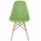 Dining chair Tower Wood 460*420*820 Wood/plastic, color Green/Beech Group SDM