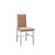 Kitchen chair Mix Mebli Julia Wood/Fabric Bari 56 White/Beige