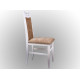 Kitchen chair Mix Mebli Julia Wood/Fabric Bari 56 White/Beige